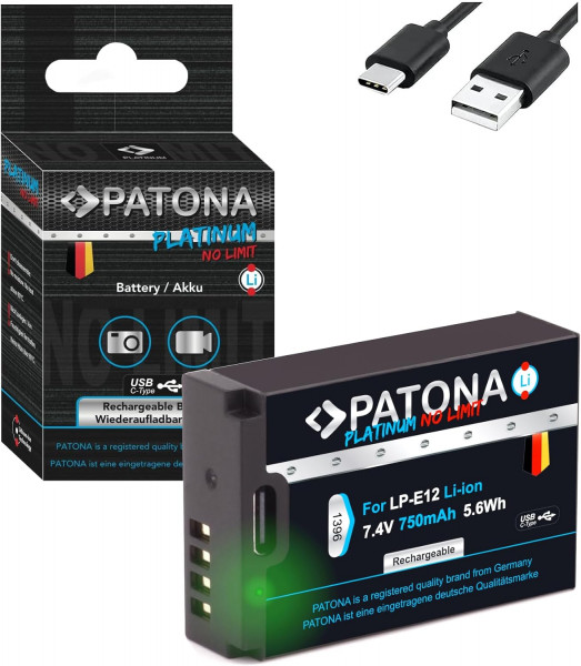 Patona Platinum LP-E12 USB-C