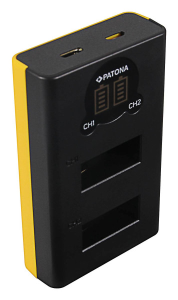 Patona USB Dualladegerät für Akku GoPro Max