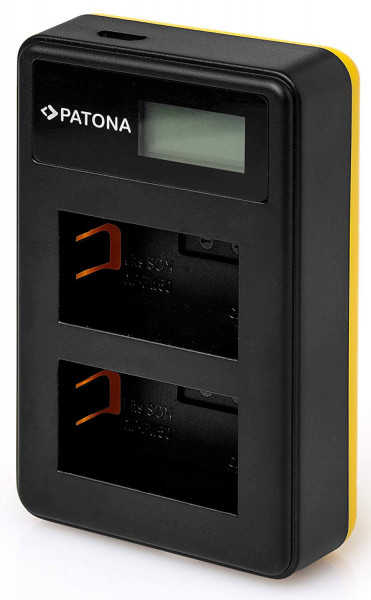 Patona Mini LCD Dual Ladegerät für Akku Sony NP-FW50