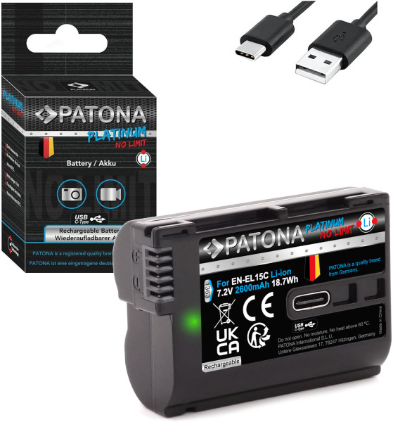 Patona EN-EL15c USB-C