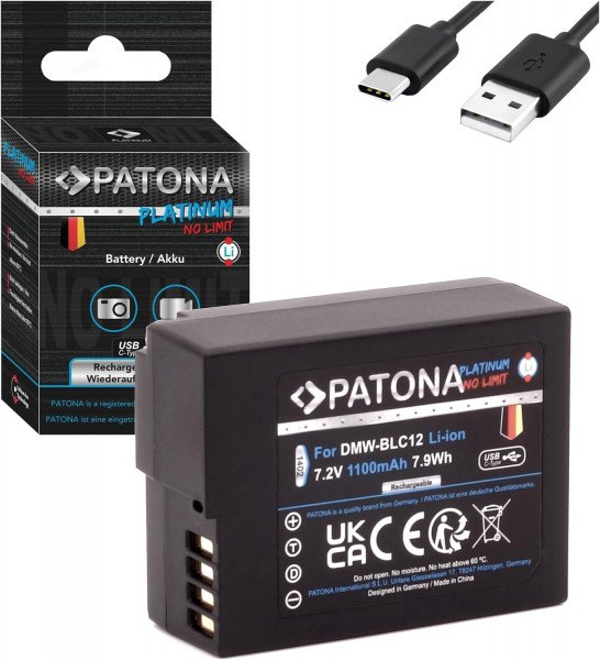 Patona Platinum DMW-BLC12 USB-C