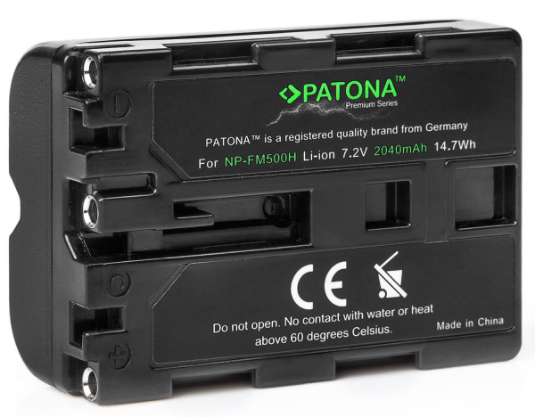 Patona Premium Ersatz für Akku Sony NP-FM500H