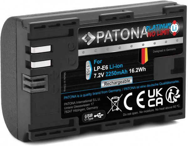 Patona Platinum LP-E6 USB