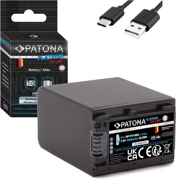 Patona Platinum NP-FV100 USB-C