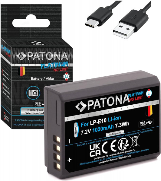 Patona Platinum USB-C LP-E10