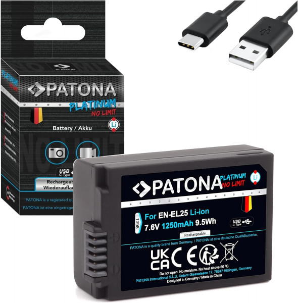 Patona Platinum EN-EL25 USB-C