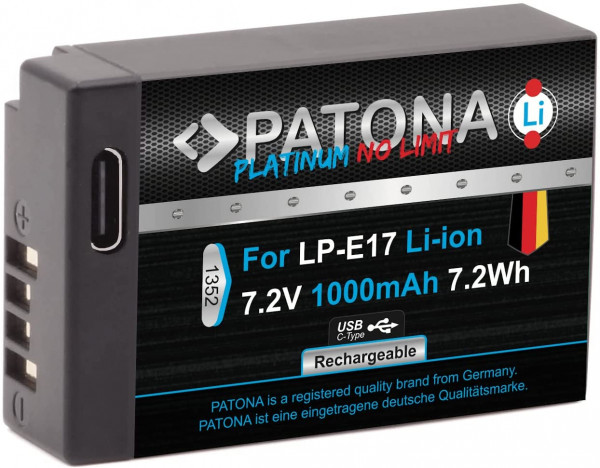 Patona Platinum LP-E17 USB